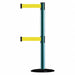 D0016 Barrier Post w/ Belt 7-1/2 ft L Yellow