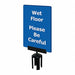 Acrylic Sign Blue Wet Floor