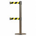 Barrier Post w/ Belt 38 in H Metal Base