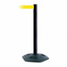 D0032 Barrier Post w/ Belt 7-1/2 ft L Yellow