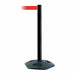 D0032 Barrier Post with Belt 7-1/2 ft L Red