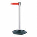 D0032 Barrier Post with Belt 7-1/2 ft L Red