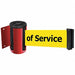 D0088 Belt Barrier Red Belt Color Yellow