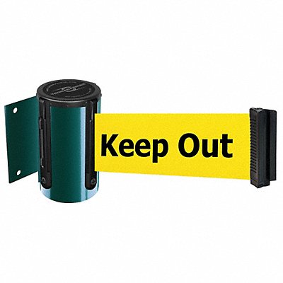 D0088 Belt Barrier Green Belt Color Yellow