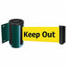 D0088 Belt Barrier Green Belt Color Yellow