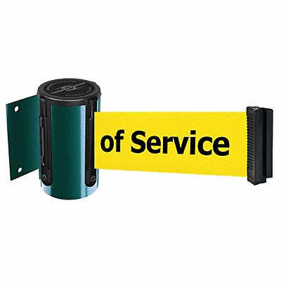 D0088 Belt Barrier Green Belt Color Yellow