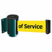 D0088 Belt Barrier Green Belt Color Yellow