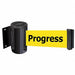 D0095 Belt Barrier Black Belt Color Yellow