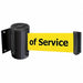 D0095 Belt Barrier Black Belt Color Yellow