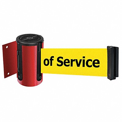 D0095 Belt Barrier Red Belt Color Yellow