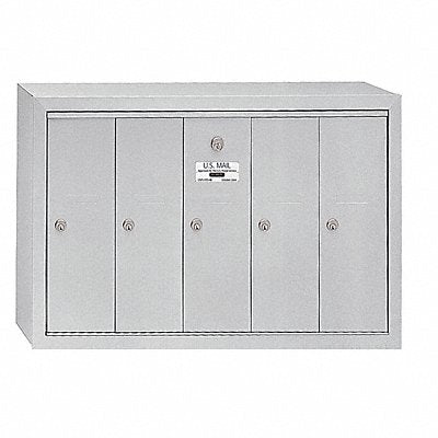 Vertical Mailbox 5 Doors Alum