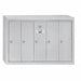Vertical Mailbox 5 Doors Alum