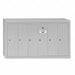 Vertical Mailbox 6 Doors Alum
