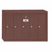 Vertical Mailbox 5 Doors Bronze