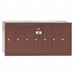 Vertical Mailbox 7 Doors Bronze