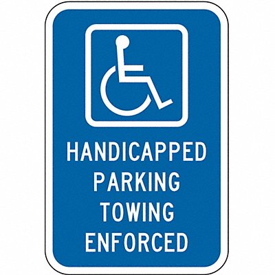 ADA Handicapped Parking Sign 18 x 12 