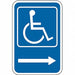 ADA Handicapped Parking Sign 18 x 12 