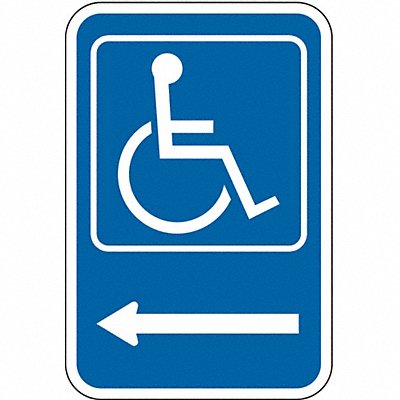 ADA Handicapped Parking Sign 18 x 12 