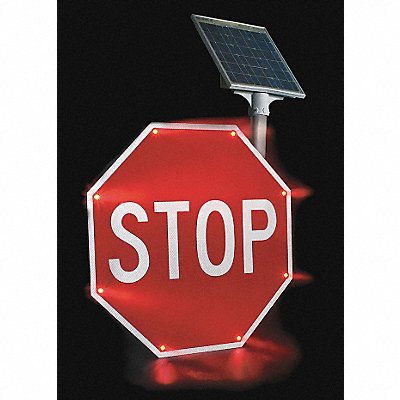 LED Stop Sign Stop Aluminum 36 x 36 