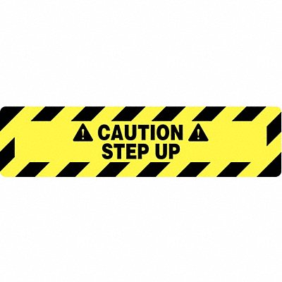 Floor Sign Black/Yellow 24 in x 6 in
