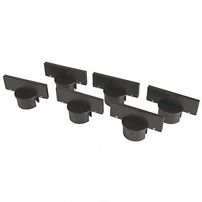 Post Sign Adapter Polyethylene Black PK6