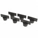 Post Sign Adapter Polyethylene Black PK6