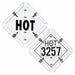 DOT Handling Placard Temperature 13 W