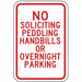 Parking Sign 18 in x 12 in Aluminum