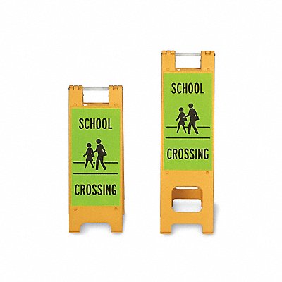 School Zone Sign 45 x 13 Green Yellow