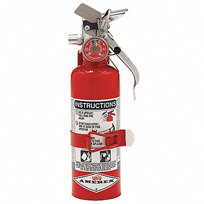 Fire Extinguisher Steel Red BC