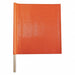 Handheld Warning Flag Fluorescent Orange