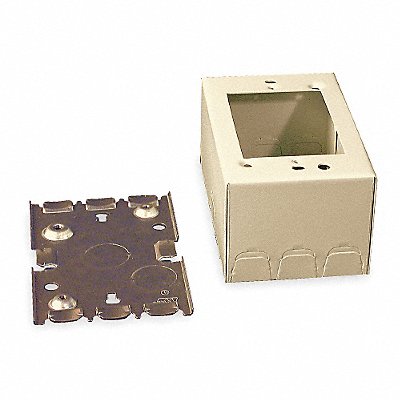 Deep Switch and Receptacle Box Ivory