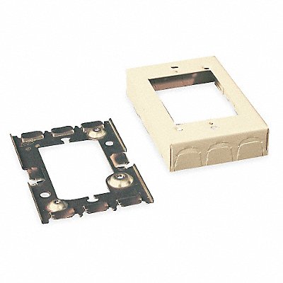 Flush Type Box Extension Adapter Ivory