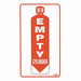 Safety Sign 5 inx7 in Magnetic Vinyl