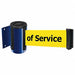 D0095 Belt Barrier Blue Belt Color Yellow