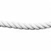 Barrier Rope 1-1/2 In x 6 ft White