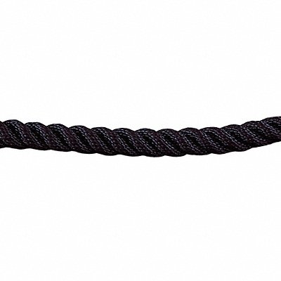 Barrier Rope 1-1/2 In x 6 ft Black