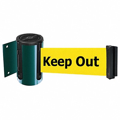 D0095 Belt Barrier Green Belt Color Yellow