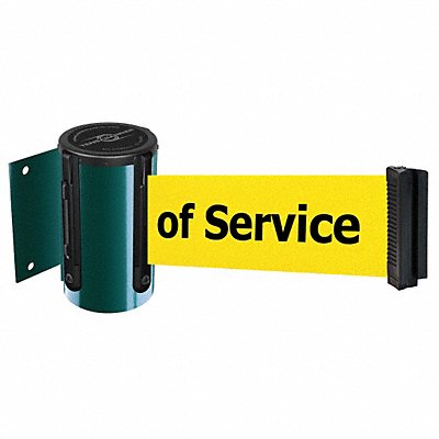 D0095 Belt Barrier Green Belt Color Yellow