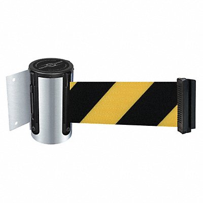 D0096 Belt Barrier Chrome Belt Yellow/Black