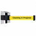 D0102 Belt Barrier Chrome Belt Color Yellow