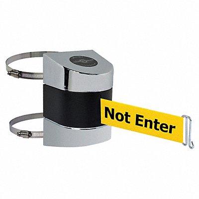 D0108 Belt Barrier Chrome Belt Color Yellow