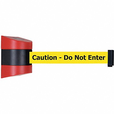 D0104 Belt Barrier Red Belt Color Yellow