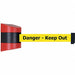 D0104 Belt Barrier Red Belt Color Yellow