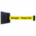 D0104 Belt Barrier Black Belt Color Yellow