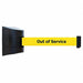 D0104 Belt Barrier Black Belt Color Yellow