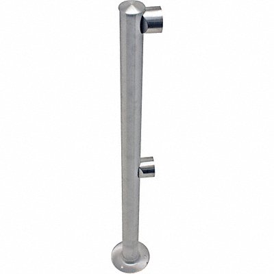 Adapta-Rail End Post Polished Chrome