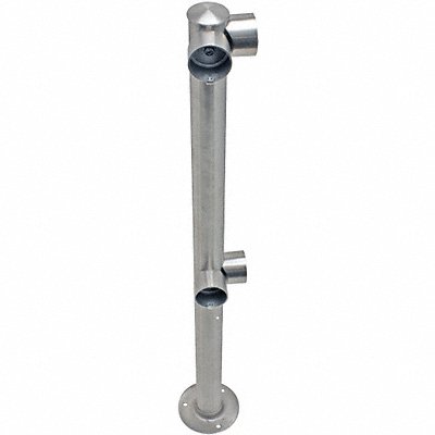 Adapta-Rail Corner Post Polished Chrome