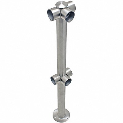 Adapta-Rail 3 Way Post Polished Chrome