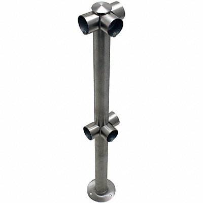 Adapta-Rail 3 Way Post Satin Stainless